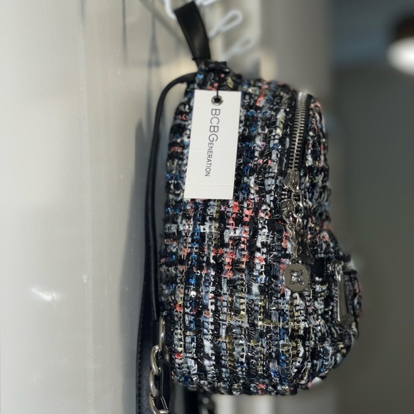 BCBGeneration Molly Mini Backpack with Leather Straps in Multicolor - Picture 4 of 7